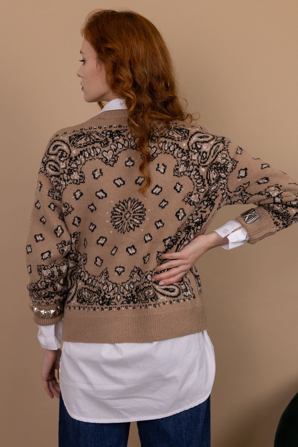 Maglione Bandana - 8% Lana
