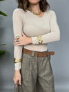 Maglia mix 5% cachemire