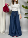 Jeans Pinces ampia gamba