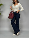 Jeans Charm elasticizzato con cintura
