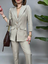 Tailleur manica 3/4 Ginevra