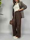 Pantalone Jey Pi in suede