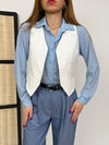 Gilet white chic
