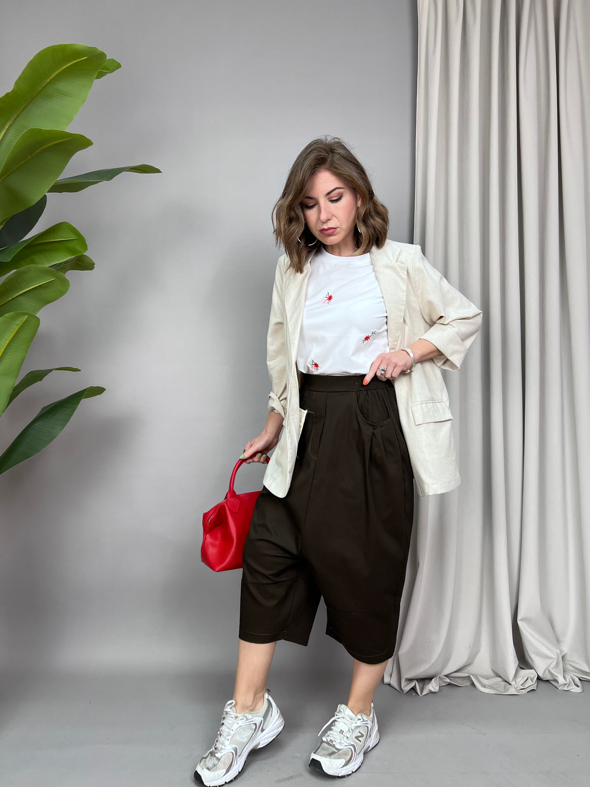 Pantalone cavallo basso