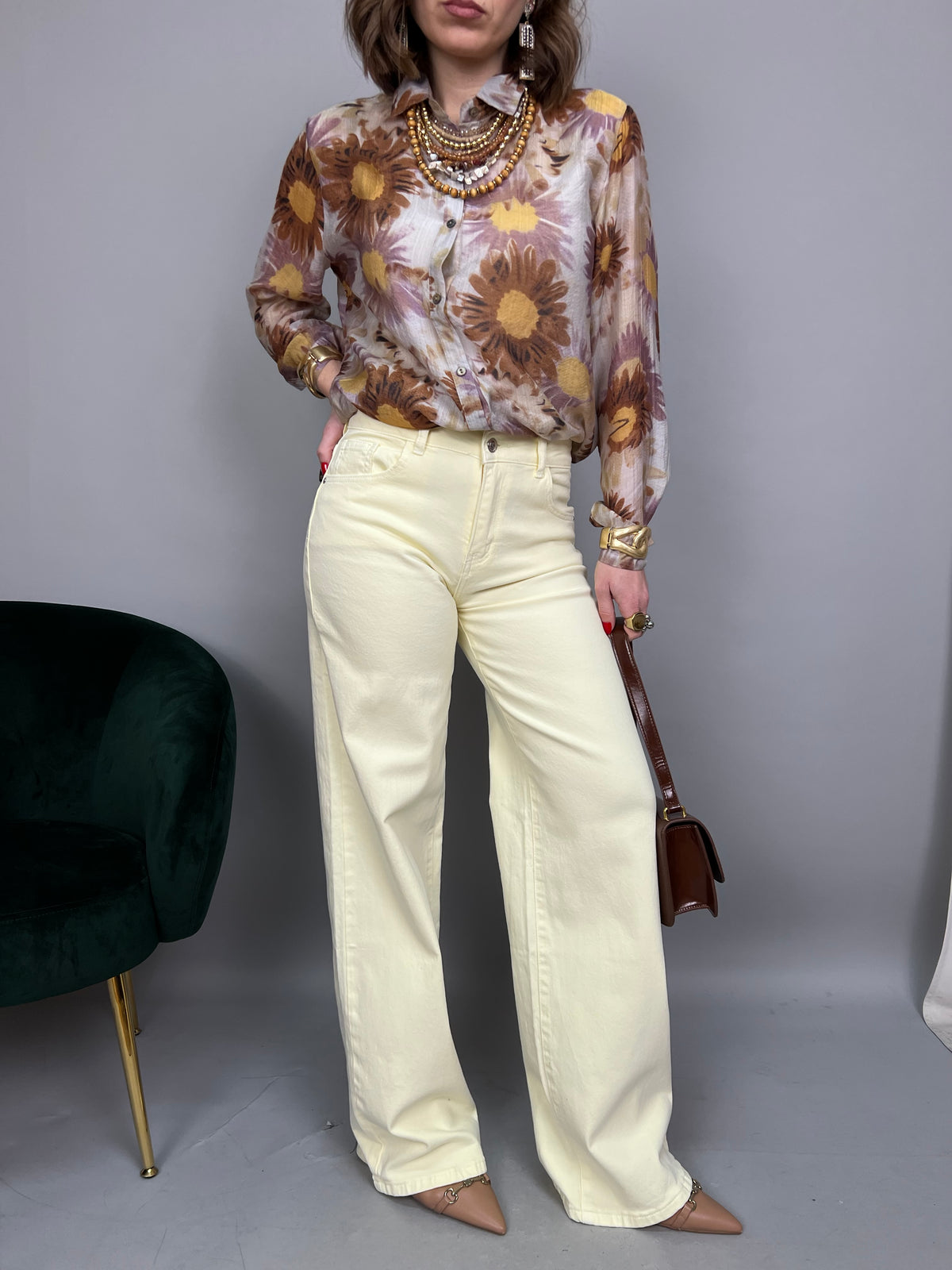 Jeans Yellow - Wide Leg