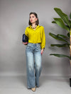 Jeans watch palazzo