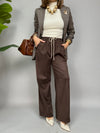 Pantalone Jey Pi in suede