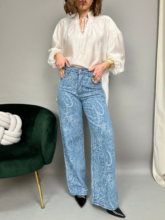 Jeans Paisley - Wide Leg
