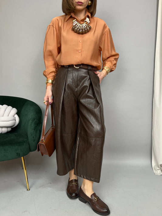 Pantalone Essenza - in ecopelle