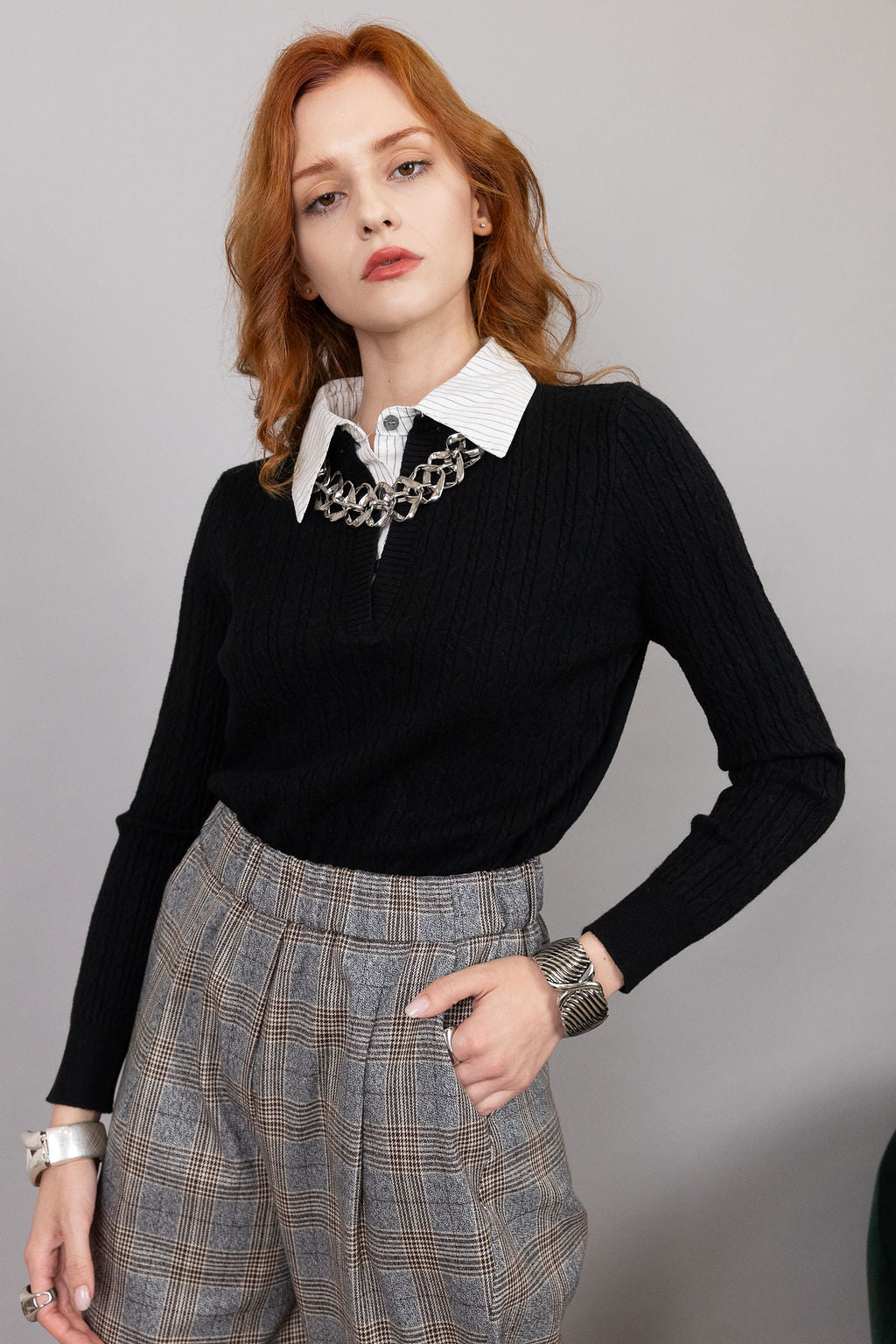 Maglioncino To School - effetto camicia