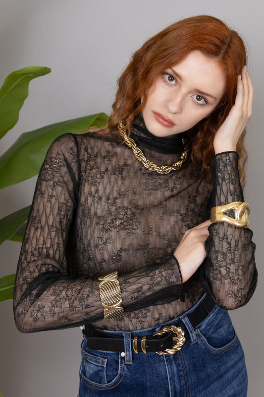 Maglia Atelier - in pizzo