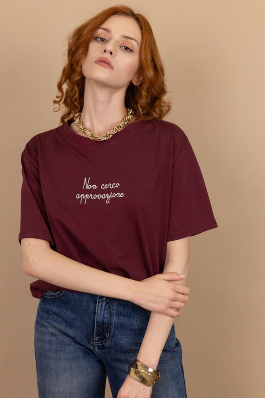 T-shirt "Non Cerco Approvazione"