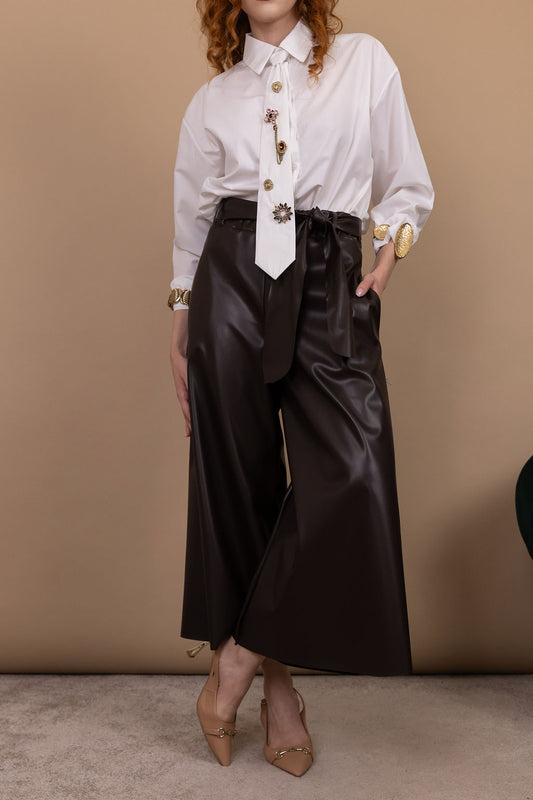 Pantalone Lowkey - in ecopelle