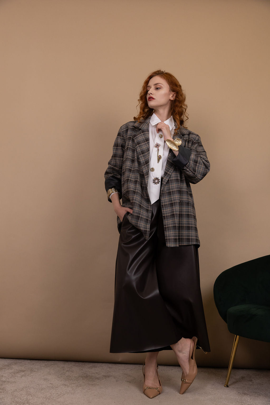 Pantalone Lowkey - in ecopelle