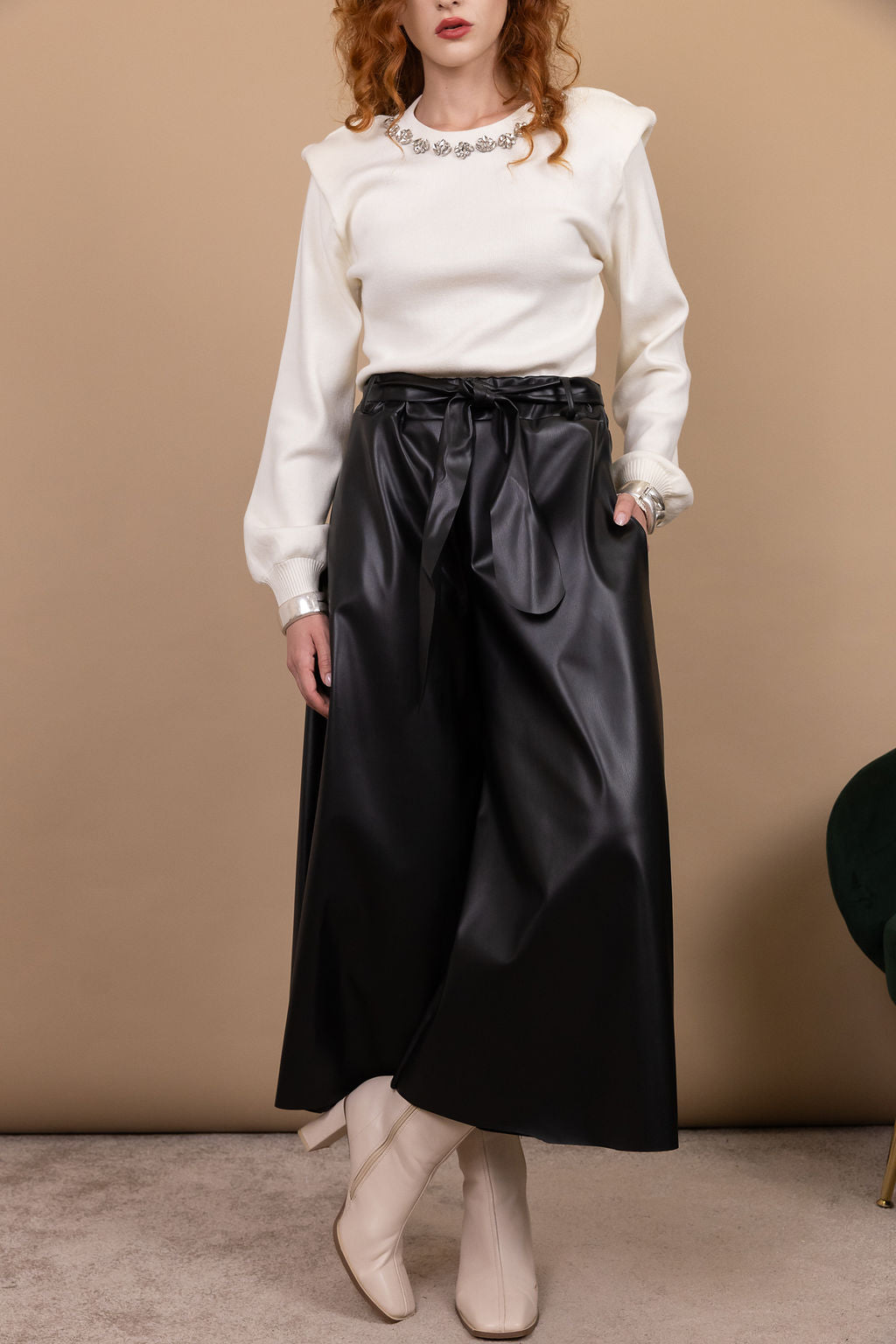 Pantalone Lowkey - in ecopelle