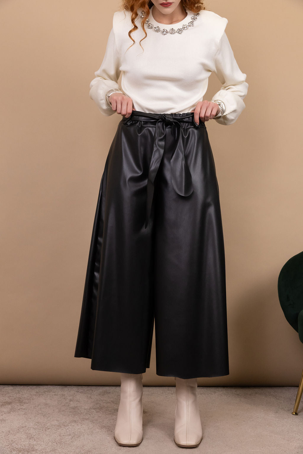 Pantalone Lowkey - in ecopelle