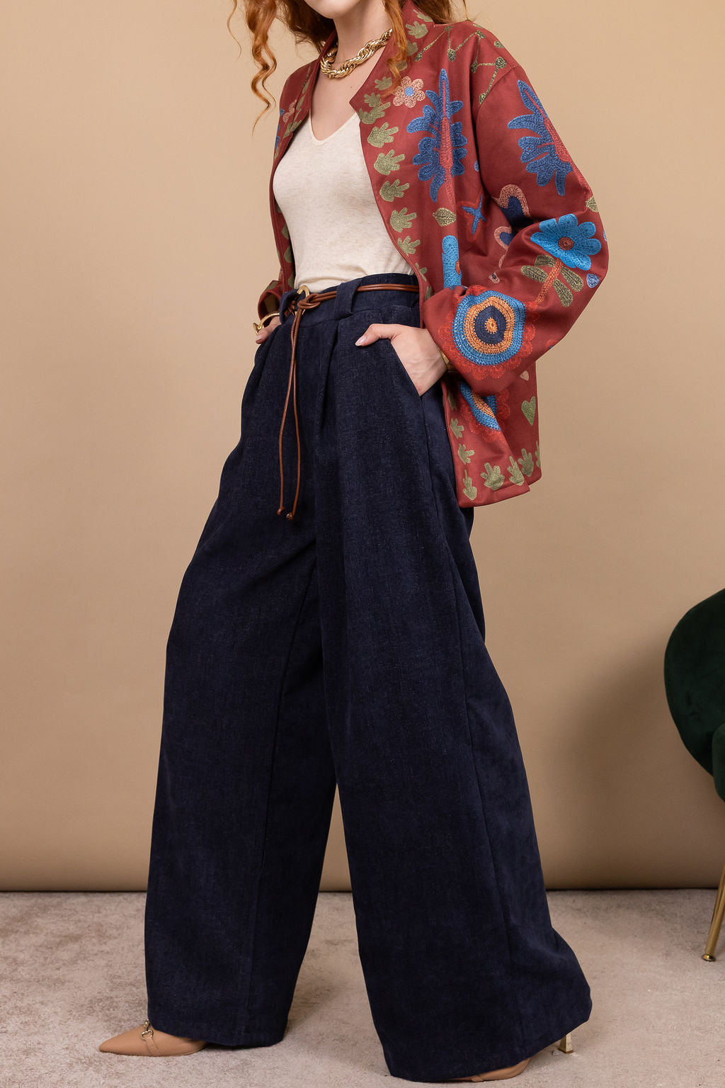Pantalone Inizio - in ciniglia