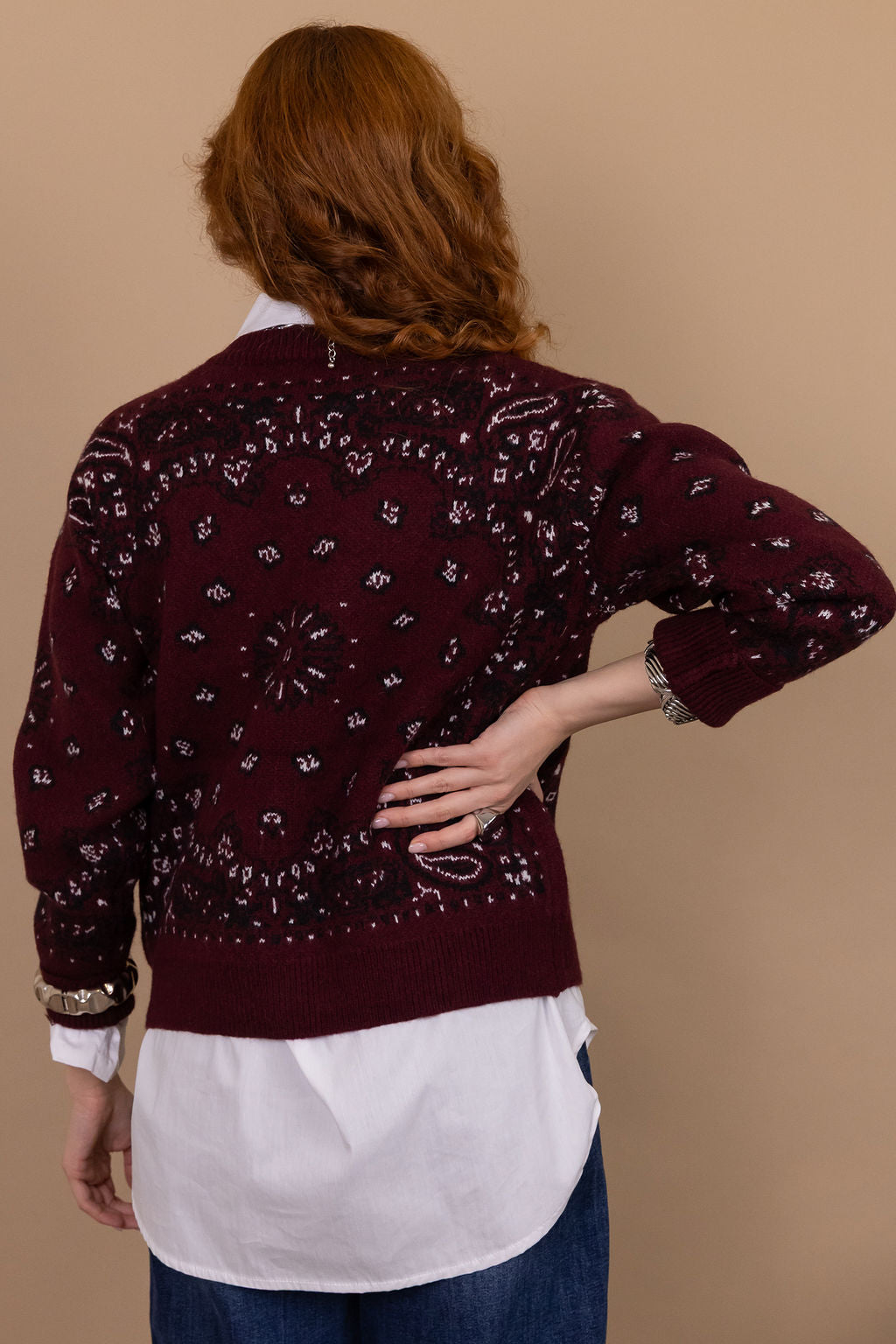 Maglione Bandana - 8% Lana