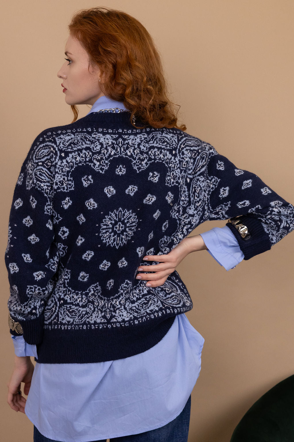 Maglione Bandana - 8% Lana