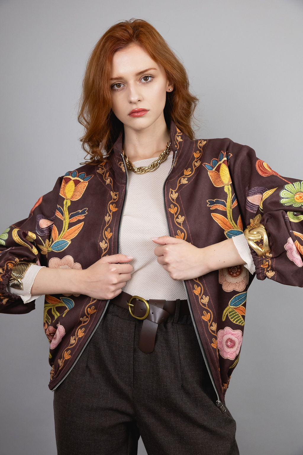 Giacchetto Begonia - in suede