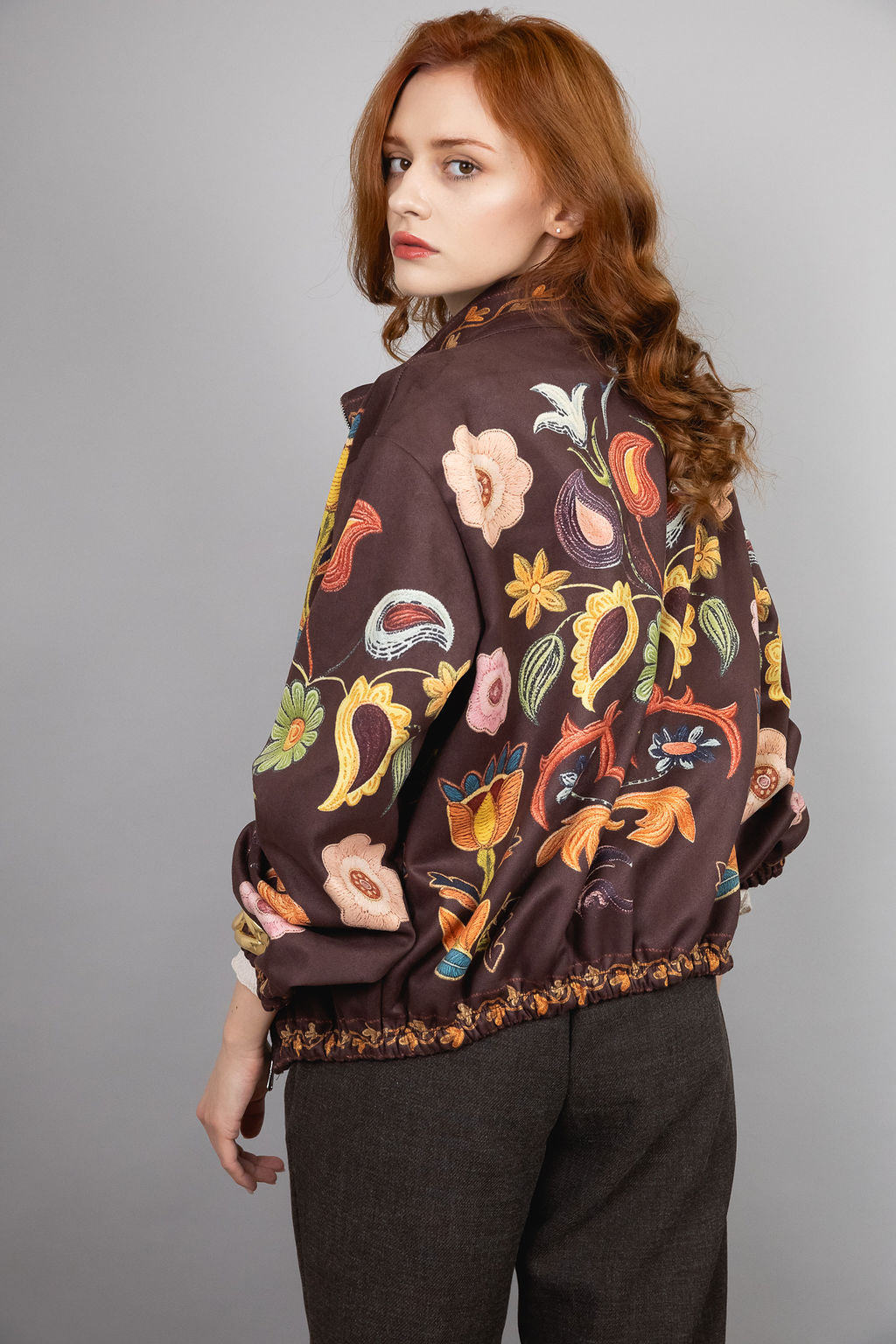 Giacchetto Begonia - in suede