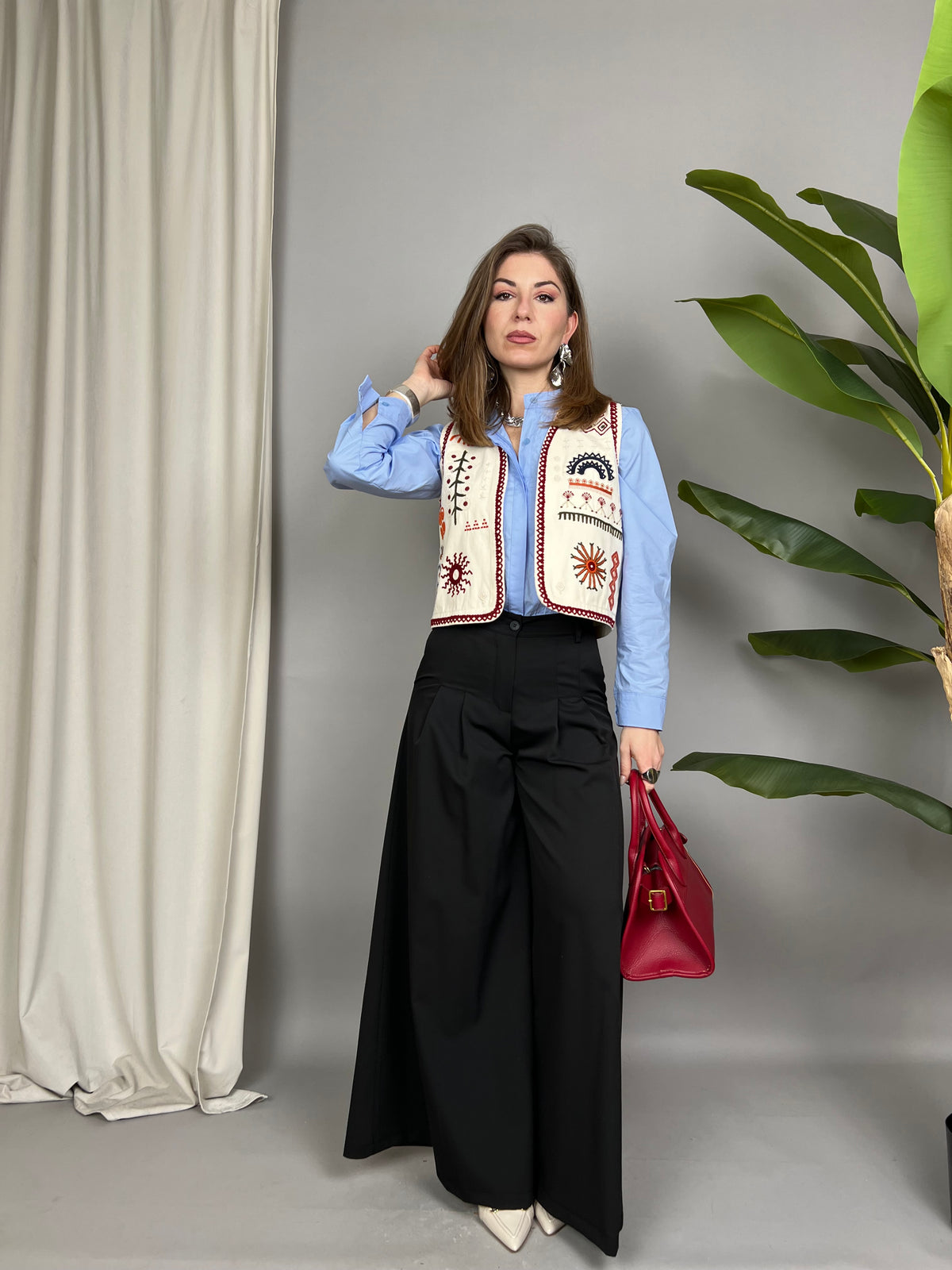 Pantalone Gheral wide leg