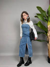 Vestito in denim a fascia