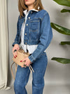 Giacchetto in denim Matrix