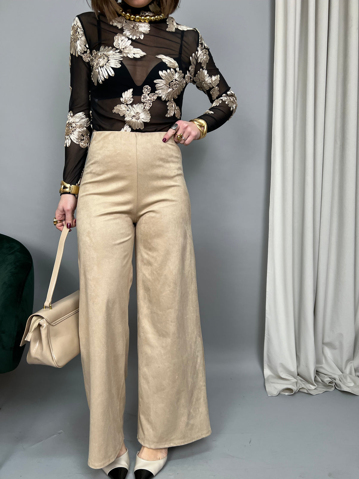 Pantalone Surprise - in suede
