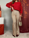 Pantalone con paillettes