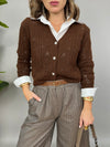 Cardigan Berlino bottoni gioiello