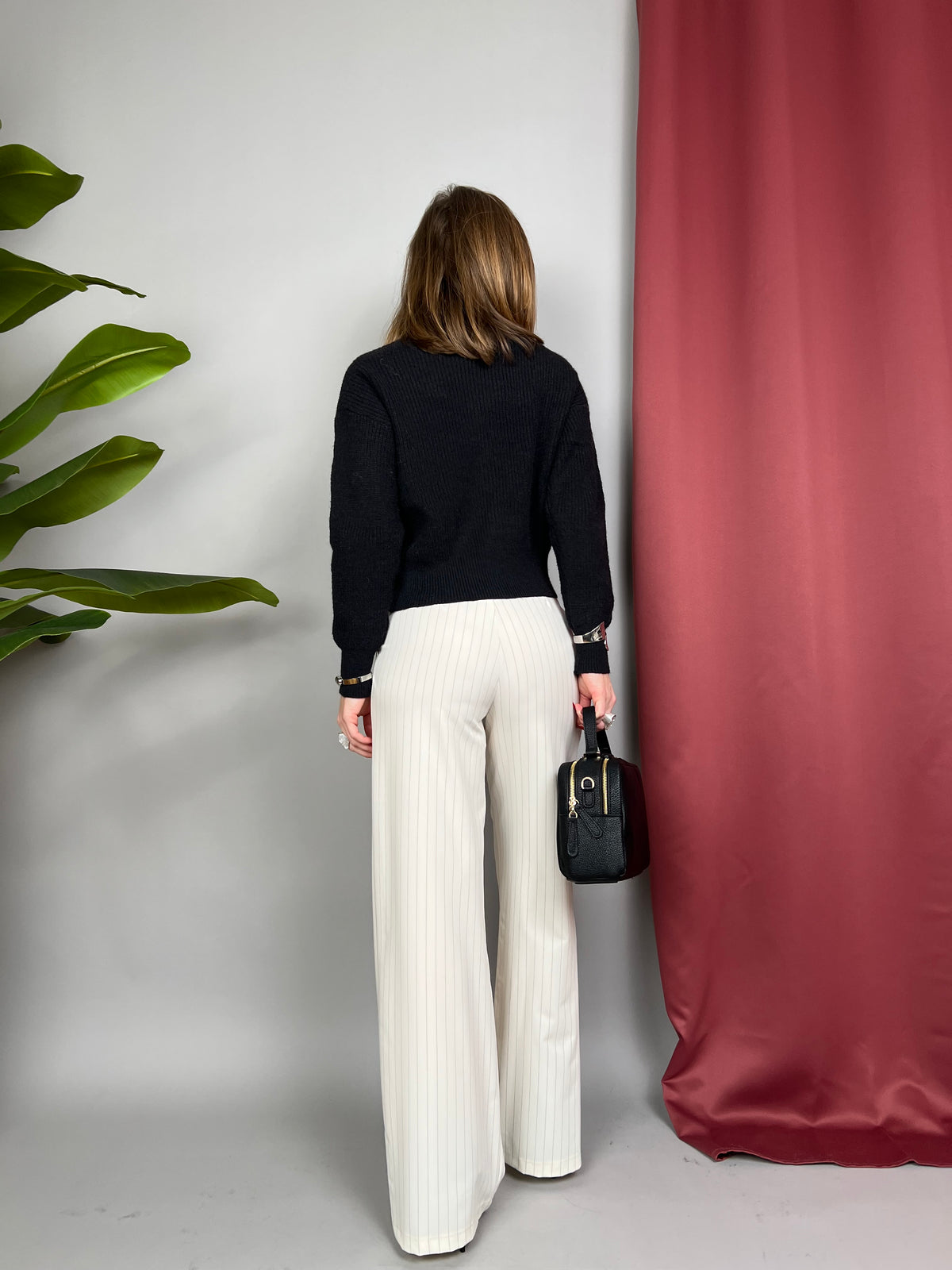 Pantalone Doremi gessato