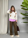 Maglione Sina con applicazioni