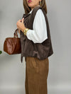 Gilet Bomber in velluto