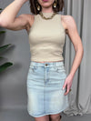 Top scollo all'americana
