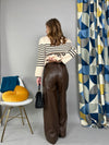 Pantalone ecopelle Sterley