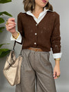 Cardigan Berlino bottoni gioiello