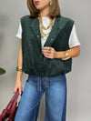 Gilet Bomber in velluto
