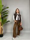 Gilet Bomber in velluto