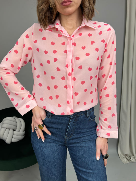 Camicia San Valentine - in chiffon
