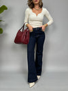Jeans Charm elasticizzato con cintura