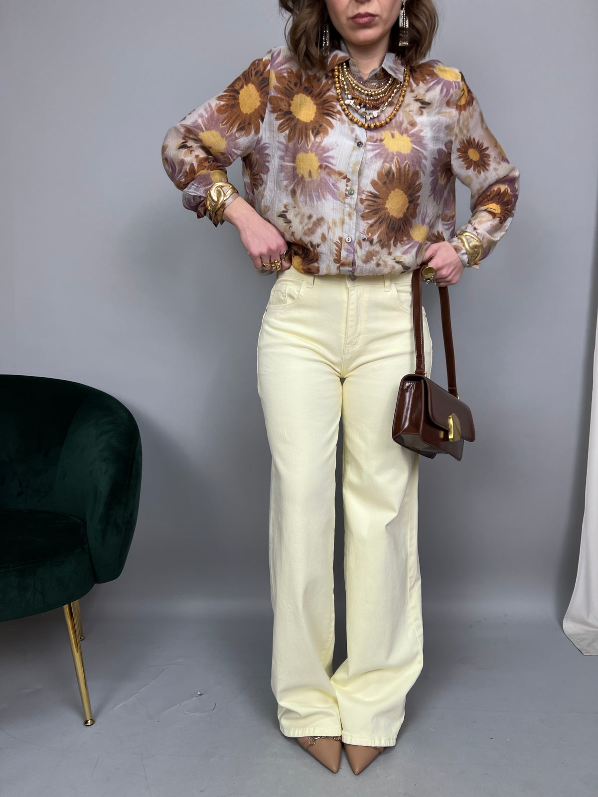Jeans Yellow - Wide Leg