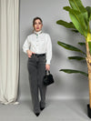 Jeans casual con strass