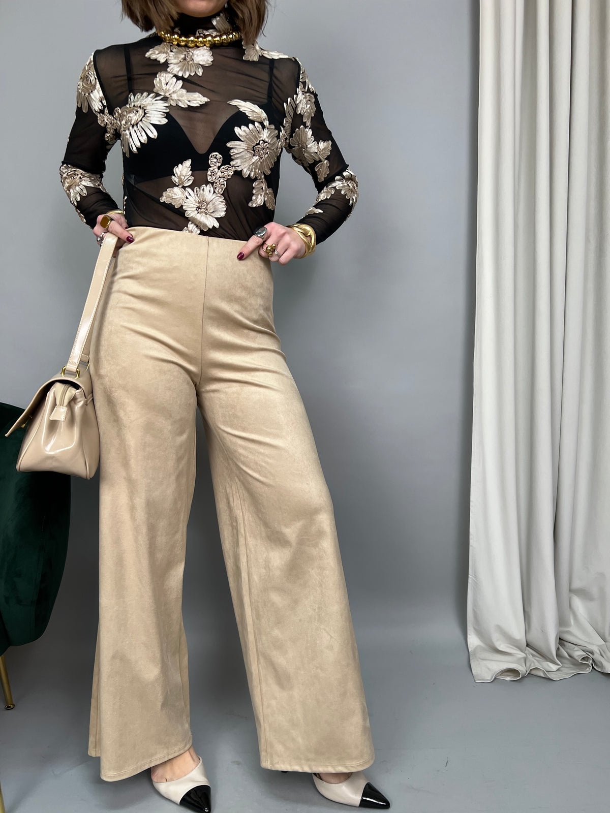 Pantalone Surprise - in suede