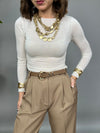 Maglia mix 5% cachemire