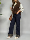 Jeans Tarlen con orlo maculato
