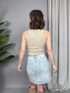 Top scollo all'americana