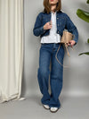 Giacchetto in denim Matrix