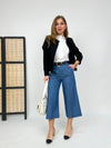 pantalone 7/8 blue