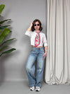 Camicia con foulard